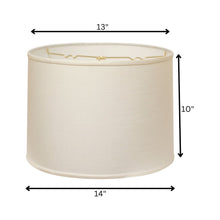 Beige Linen Drum Lamp Shade