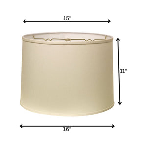 Ivory No Slub Innsbruck Drum Lamp Shade