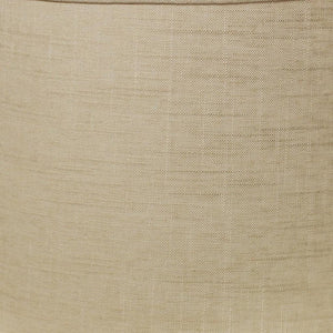 Light Yellow Linen Drum Lamp Shade
