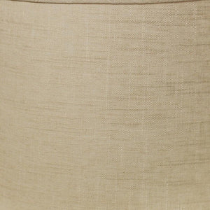 Light Yellow Linen Drum Lamp Shade