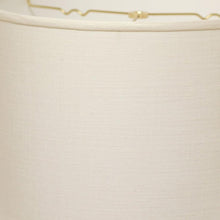 White Linen Drum Lamp Shade