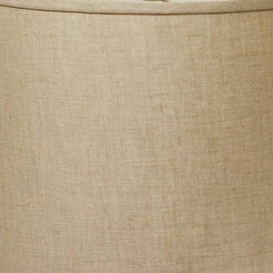 Dark Brown Linen Drum Lamp Shade