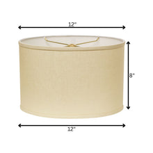 Beige Linen Oval Lamp Shade
