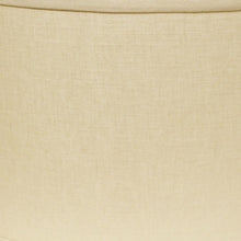 12" Parchment Biege Throwback Oval Linen Lampshade