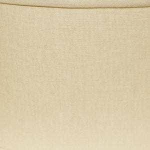 12" Parchment Biege Throwback Oval Linen Lampshade