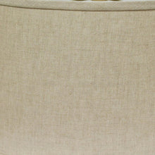 12" Dark Wheat Throwback Oval Linen Lampshade