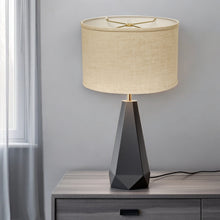 14" Light Wheat Throwback Oval Linen Lampshade
