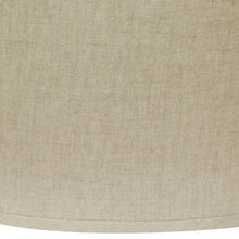 14" Dark Wheat Throwback Oval Linen Lampshade