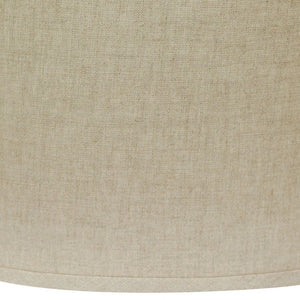 14" Dark Wheat Throwback Oval Linen Lampshade