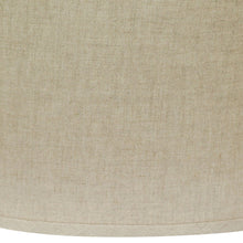 14" Dark Wheat Throwback Oval Linen Lampshade