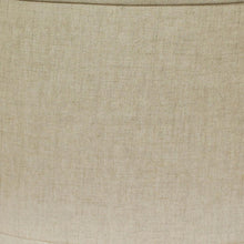 14" Dark Wheat Throwback Oval Linen Lampshade