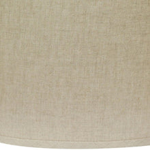 14" Dark Wheat Throwback Oval Linen Lampshade
