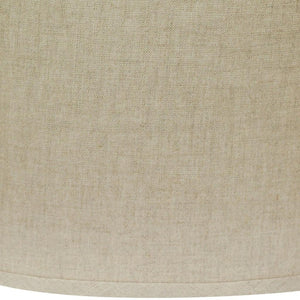 14" Dark Wheat Throwback Oval Linen Lampshade