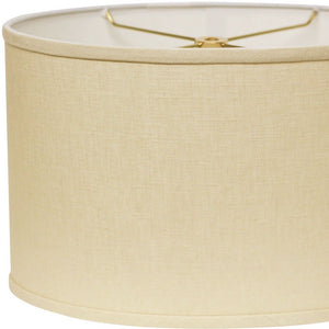 Beige Linen Oval Lamp Shade