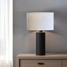18" White Throwback Oval No Slub Lampshade
