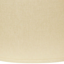 Dark Brown Linen Oval Lamp Shade