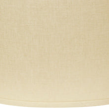 18" Parchment Biege Throwback Oval Linen Lampshade