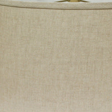 Dark Brown Linen Oval Lamp Shade