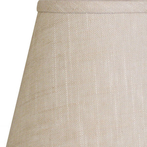 8" Light Wheat Hardback Empire Linen Lampshade
