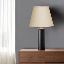 8" Parchment Biege Hardback Empire Linen Lampshade