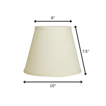 10" Ivory Hardback Empire No Slub Lampshade