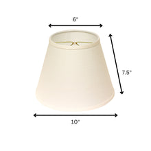 10" Parchment Biege Hardback Empire Linen Lampshade