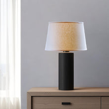 14" Parchment Biege Rounded Empire Slanted Linen Lampshade