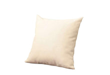 Set of Four 18" Ivory Fabric Throw Pillows