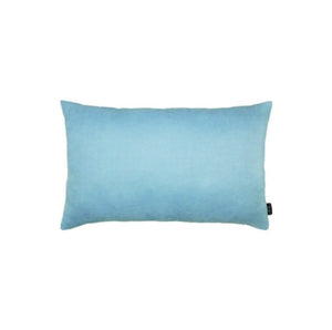 Set Of Two 12" X 20" Sky Blue Polyester Zippered Pillow Cover