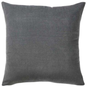 Set of Two 22" Gray Throw Pillow Covers
