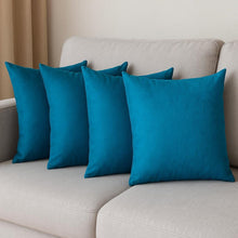 Set Of Four 17" X 17" Tahitian Tide Polyester Zippered Pillow Cover