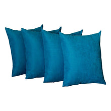 Set Of Four 17" X 17" Tahitian Tide Polyester Zippered Pillow Cover