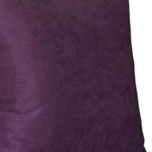 Set Of Four 18" X 18" Purple Polyester Zippered Pillow Cover