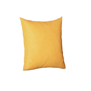 Set of Four 18" Yellow Fabric Throw Pillow Covers
