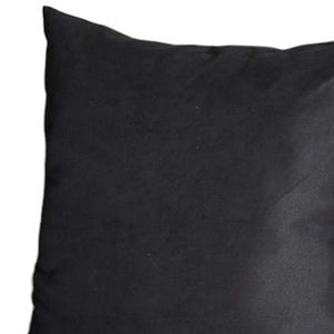 Set of Four 22" Black Throw Pillow Covers