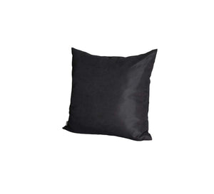 Set of Four 22" Black Throw Pillow Covers