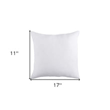 18" X 18" White Blown Seam 100% Cotton Throw Pillow Insert