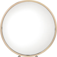 16" Round Metal Framed Freestanding Mirror