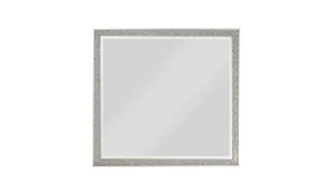 36" Square Wood Framed Mounted Dresser Mirror