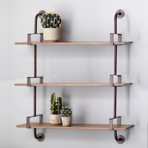 35" X 10" Brown Hanging Dimensional Sculpture