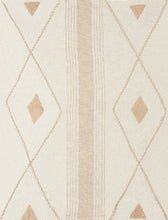 60" X 50" Blue and Off White Woven Cotton Striped Throw Blanket with Fringe