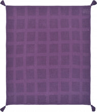 50" X 60" Navy Blue Woven Cotton Throw Blanket with Tassels