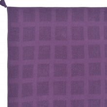 50" X 60" Navy Blue Woven Cotton Throw Blanket with Tassels