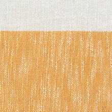 50" X 60" Orange Woven Cotton Striped Throw Blanket with Tassels