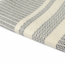 50" X 60" Orange Woven Cotton Striped Throw Blanket with Fringe