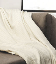 50" X 60" Orange Woven Cotton Striped Throw Blanket with Fringe