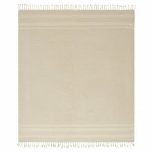 50" X 60" Orange Woven Cotton Striped Throw Blanket with Fringe