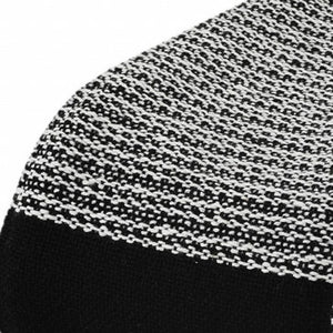50" X 60" Blue and White Woven Cotton Checkered Throw Blanket with Fringe