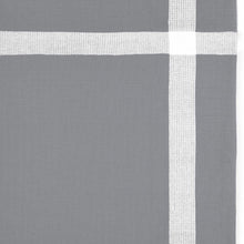 50" X 60" Blue and White Woven Cotton Checkered Throw Blanket with Fringe
