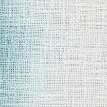 50" X 60" Blue and White Woven Cotton Ombre Throw Blanket with Fringe